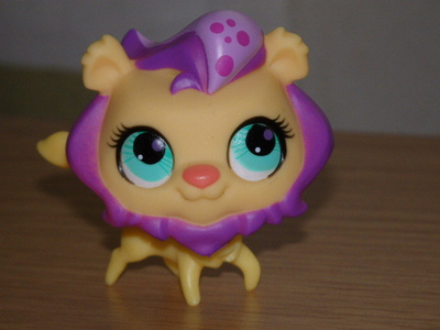 LITTLEST PET SHOP kelta-lila LEIJONA #3061