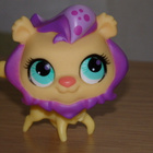 LITTLEST PET SHOP kelta-lila LEIJONA #3061 - pikkukuva 1