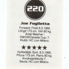 Jääkiekko n:o 220 JOE FOGLIETTA. - pikkukuva 2