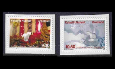 Grönlanti 655-6 ** Joulu tarramerkit (2013)
