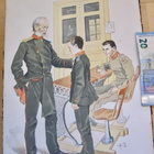 VANHA Litografia Hugo Backmansson Suomen Kadettikoulu 1800-l - pikkukuva 1