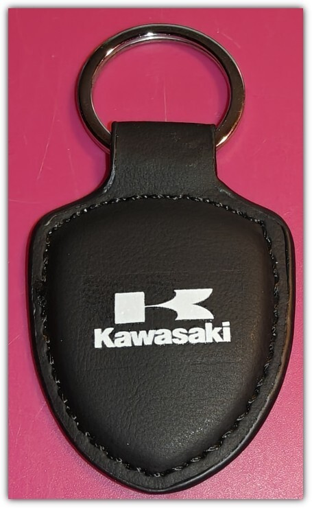 Pieni nahkainen Kawasaki avaimenperä #30768