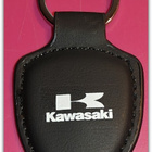 Pieni nahkainen Kawasaki avaimenperä #30768 - pikkukuva 1