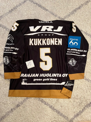 Lasse Kukkonen Game Worn Pelipaita