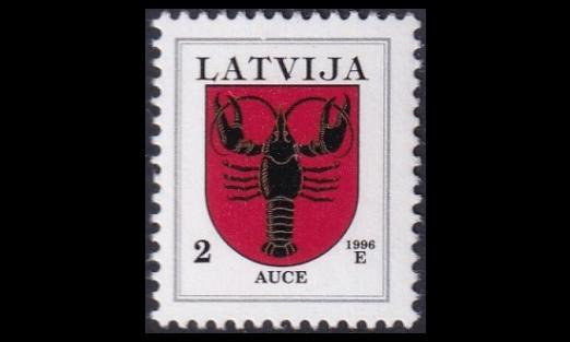 Latvia 421A_I ** Käyttösarja Vaakuna 2 S -96 (1996)