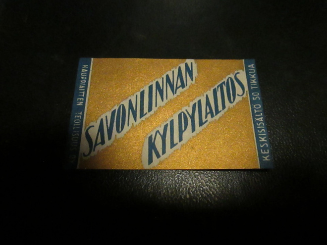 Tulitikkuetiketi