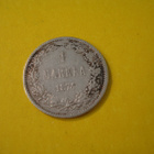 1 markka 1874 - hopeaa - pikkukuva 1
