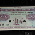 British Armed Forces 10 Shillings 4th series UNC - pikkukuva 1
