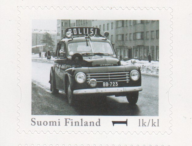 Vanhat poliisiautot Volvo PV 444    **
