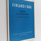 Björn Collinder : Finland i dag : Finskan som kulturspråk - pikkukuva 1