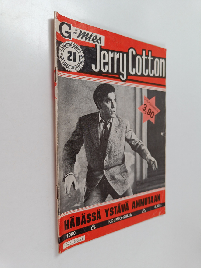 Jerry Cotton 21/1980 : Hädässä ystävä ammutaan