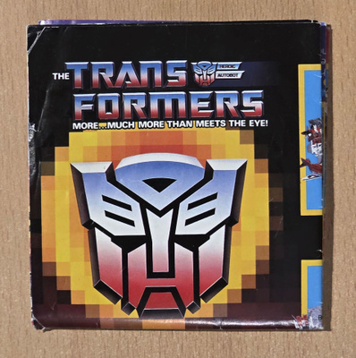Transformers G1 Mainos Luettelo 1987