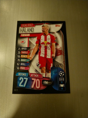 2019-2020 Topps Champions League Erling HAALAND RC