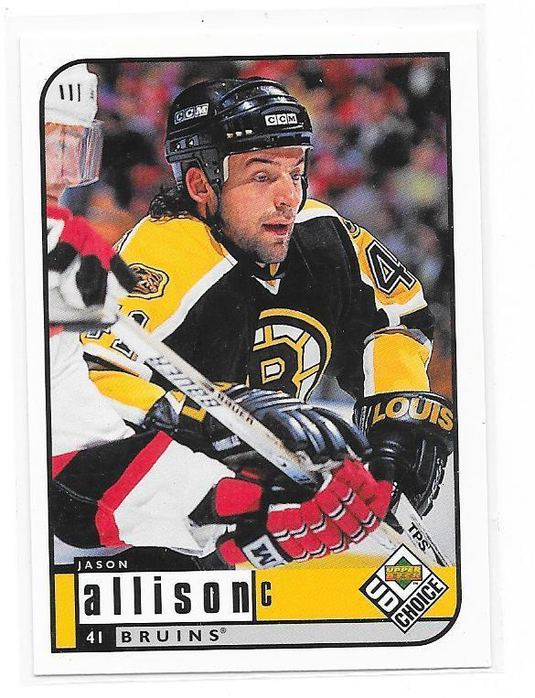 1998-99 UD Choice #14 Jason Allison Boston Bruins