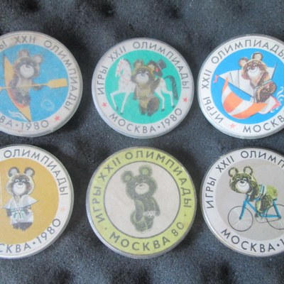 CCCP: kuusi Misha-pinssiä - Moskovan Olympialaiset 1980