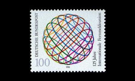 Saksa 1464 ** Kansaivälinen televiestintäliitto 125v (1990
