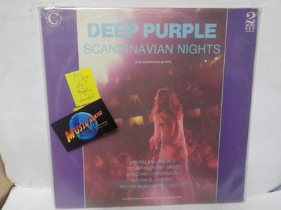 DEEP PURPLE - SCANDINAVIAN NIGHTS M-/EX+ UK 1988 2LP