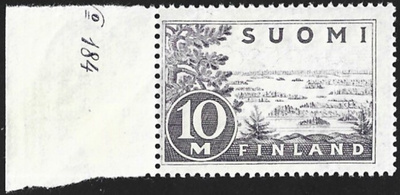 1930 M-30 Saimaa 10 mk vaaleanvioletti ** Lape 156 I LP Lm1