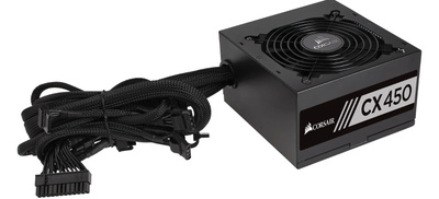 Corsair cx450w virtalähde.