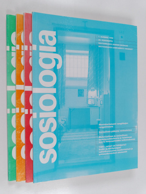 Sosiologia vuosikerta 1998 1-4