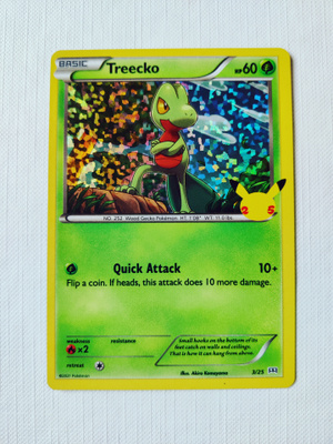 McDonalds 2021 Pokemon 25th Anniversary Holo - Treecko