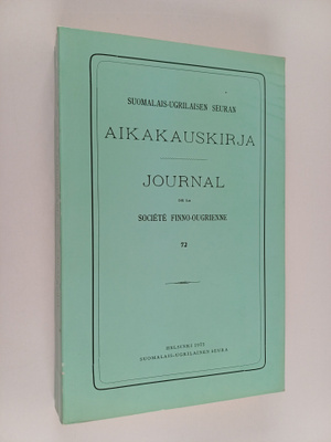 Suomalais-ugrilaisen seuran aikakauskirja - Journal de la...