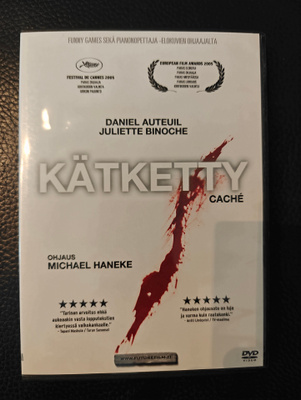 Kätketty - Cache (2005) DVD Suomijulkaisu