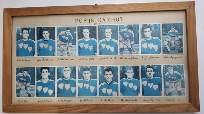 Taulu - Porin Karhut jääkiekkojoukkue 1964-65