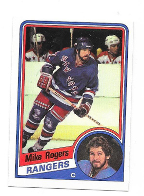 1984-85 OPC #152 Mike Rogers New York Rangers