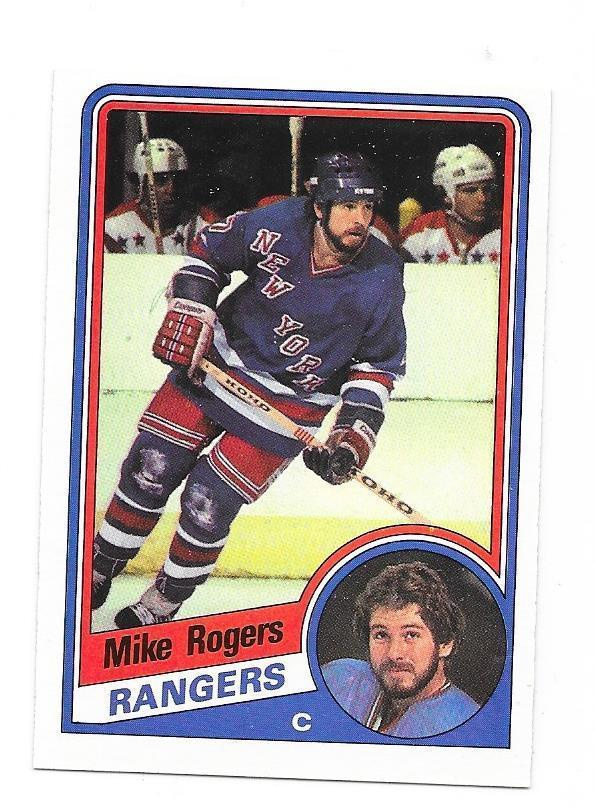 1984-85 OPC #152 Mike Rogers New York Rangers