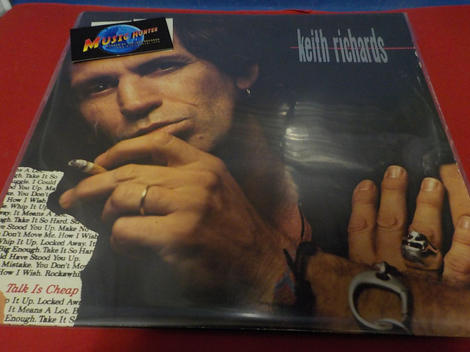 KEITH RICHARDS - TALK IS CHEAP M-/EX+ LP