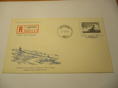 1959 Leppiniemi R muistoleimattu kuori
