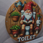 Puutarhatonttu toilet taulu - pikkukuva 3