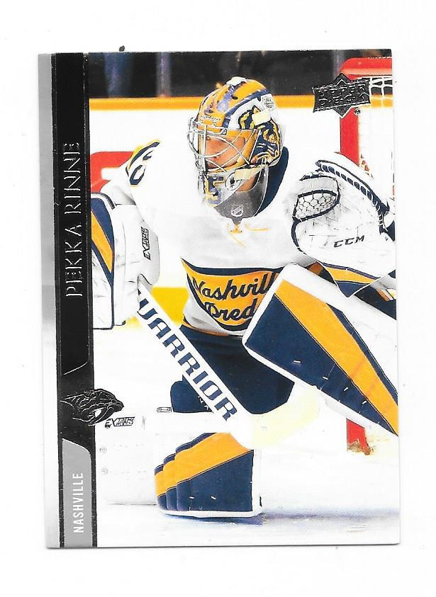 2020-21 Upper Deck #359 Pekka Rinne Nashville Predators MV