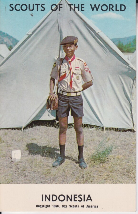 Partio. Indonesia . Scouts of the World  .  e109
