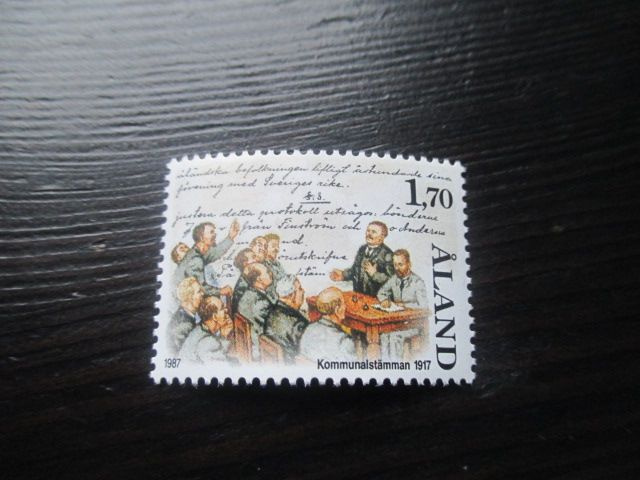Åland: Kunnankokous vuonna 1917 1987 **