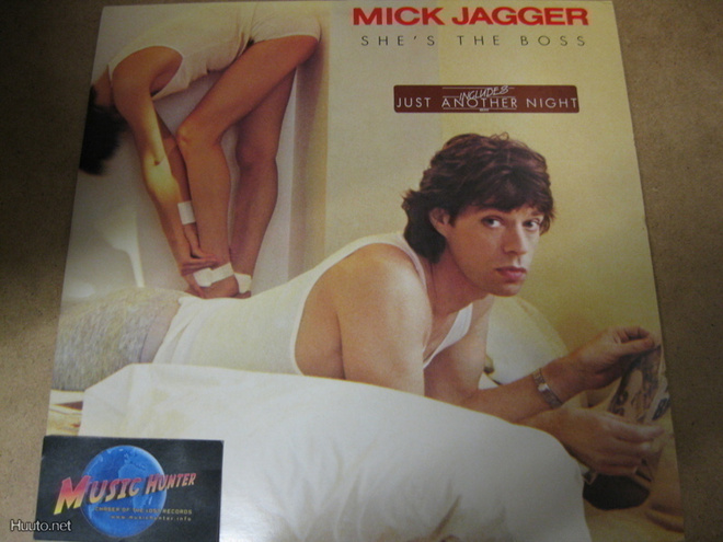 MICK JAGGER - SHE'S THE BOSS EX+/ EX+ LP +