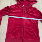 Cubus vadelmanpunainen veluurihuppari, XS / Raspberry red ve - pikkukuva 5