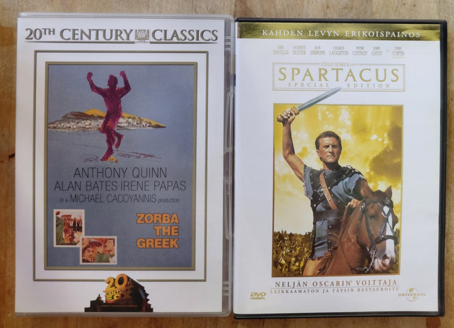 Zorba the Greek + Spartacus