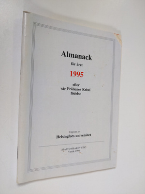 Almanack för året 1995 efter vår Frälsares Kristi födelse