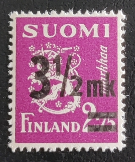 M30 Leijona 3,5/2,75 mk lisäpainamalla **