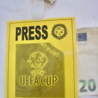 Lehdistöpassi Jalkapallo UEFA Cup HJK  - Shirak Armenia 1999 - pikkukuva 1