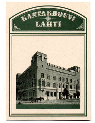 Lahti: Kantakrouvi KOP:n talossa