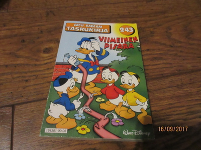 Aku Ankan taskukirja 243 - Viimeinen pisara (1.Painos)