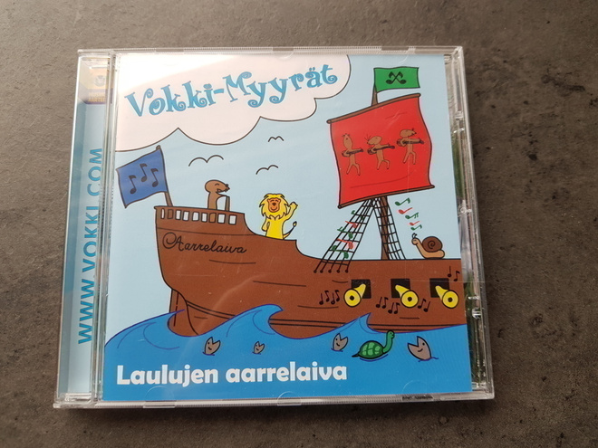 Lasten musiikkia - Vokki-Myyrät : Laulujen aarrelaiva CD