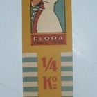 Flora-hankauspulveri - etiketti, vyöttää paketin - pikkukuva 1