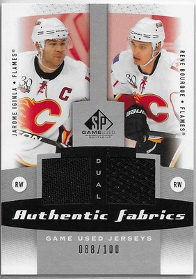 2010-11 SP Game Used - Authentic Fabrics Dual - 4,00 € / kpl