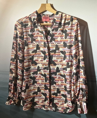 MISSONI LINDEX multicolour perhonen kuvio pusero 40