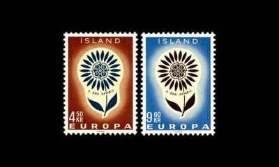 Islanti 385-6 ** Europa (1964)
