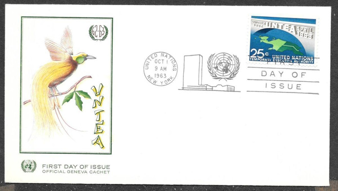 YK - UNTEA FDC 1963 (Michel 133)
